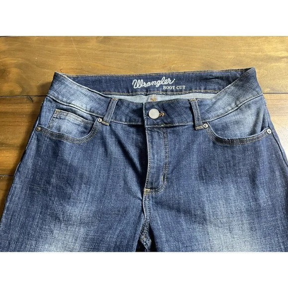 Wrangler Bootcut Blue Jeans Women's Size 11x32 09MWZAH - Picture 3 of 9